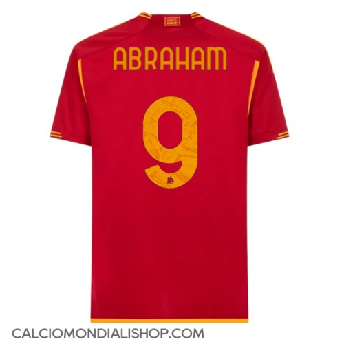 Maglie da calcio AS Roma Tammy Abraham #9 Prima Maglia 2023-24 Manica Corta